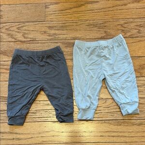 Kyte BABY Charcoal and Light Gray Joggers